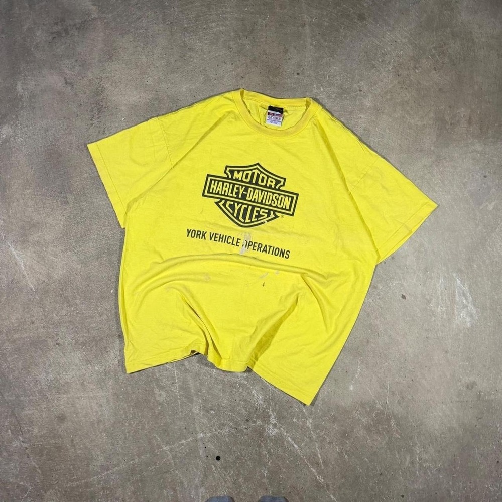 essential yellow and black Harley Davidson graphic biker t shirt
Size XXL - Picture 1 of 6